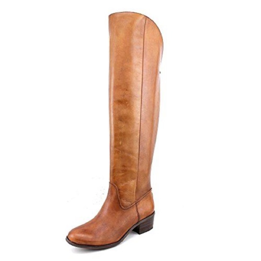 INTERNATIONAL CONCEPTS OTK BROWN LEATHER BOOTS
